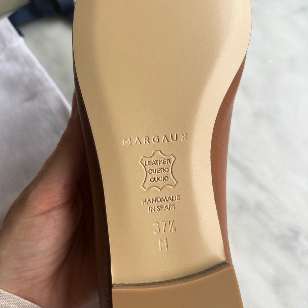 Margaux Demi Ballet Flats in Saddle Nappa - Picture 7 of 7